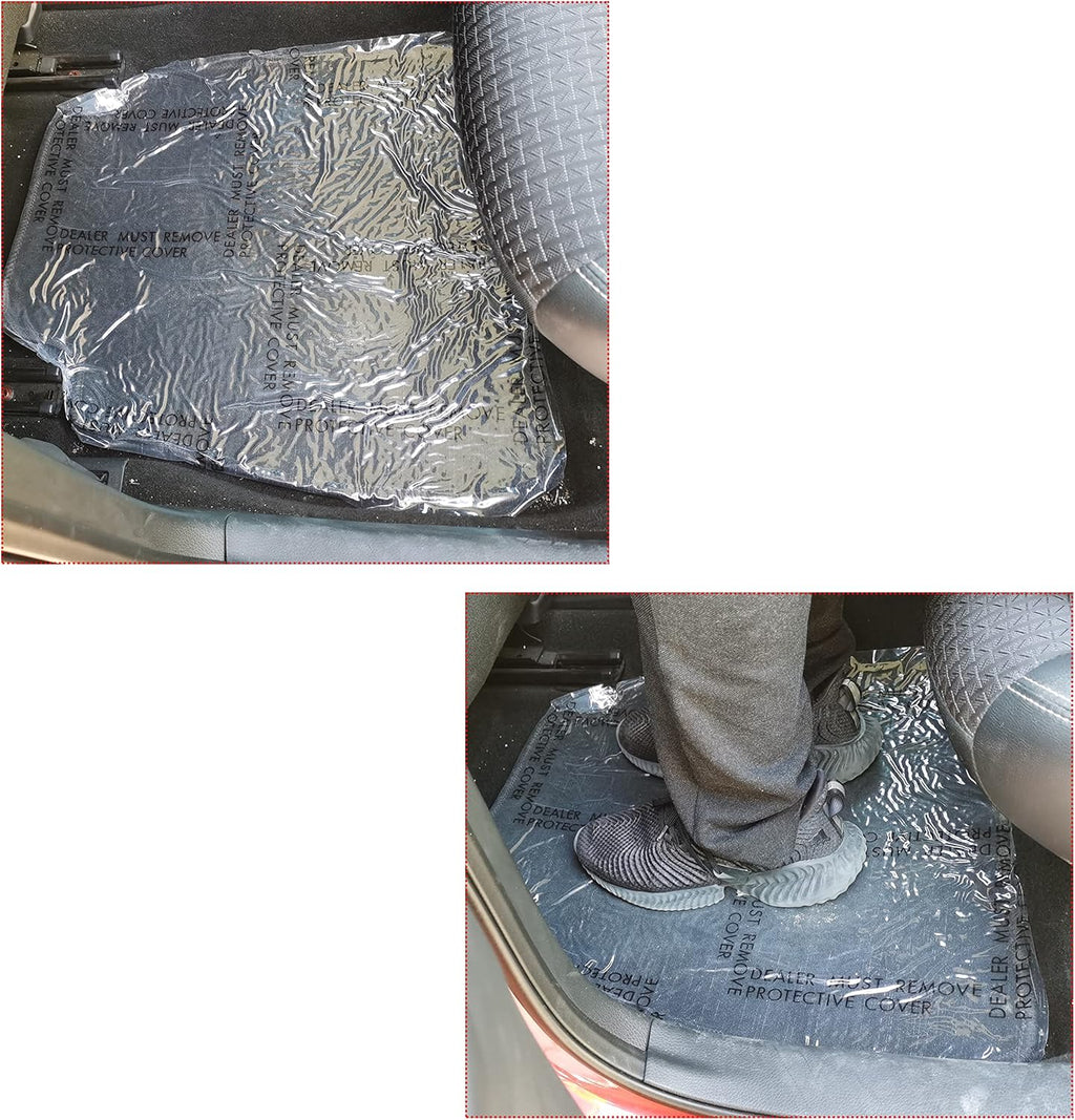 HFS(R Car Floor Mat Carpet Protector Interior Protection Film Clear Adhesive Roll Breakpoint Cover Sheet 24 in X 600FT 4 Mil Thickness