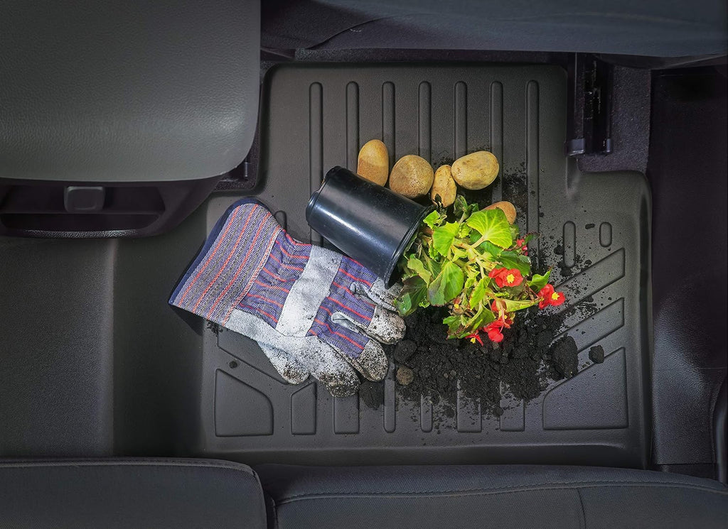 SMARTLINER 3 Row Floor Mat Liner Set Compatible with 2016-2023 Mazda CX9