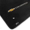 Lloyd Mats Floor Mats for Chevrolet Colorado 2004-2012 | 2PC Front Mats | Charcoal | Non-Slip Backing | Crew Cab