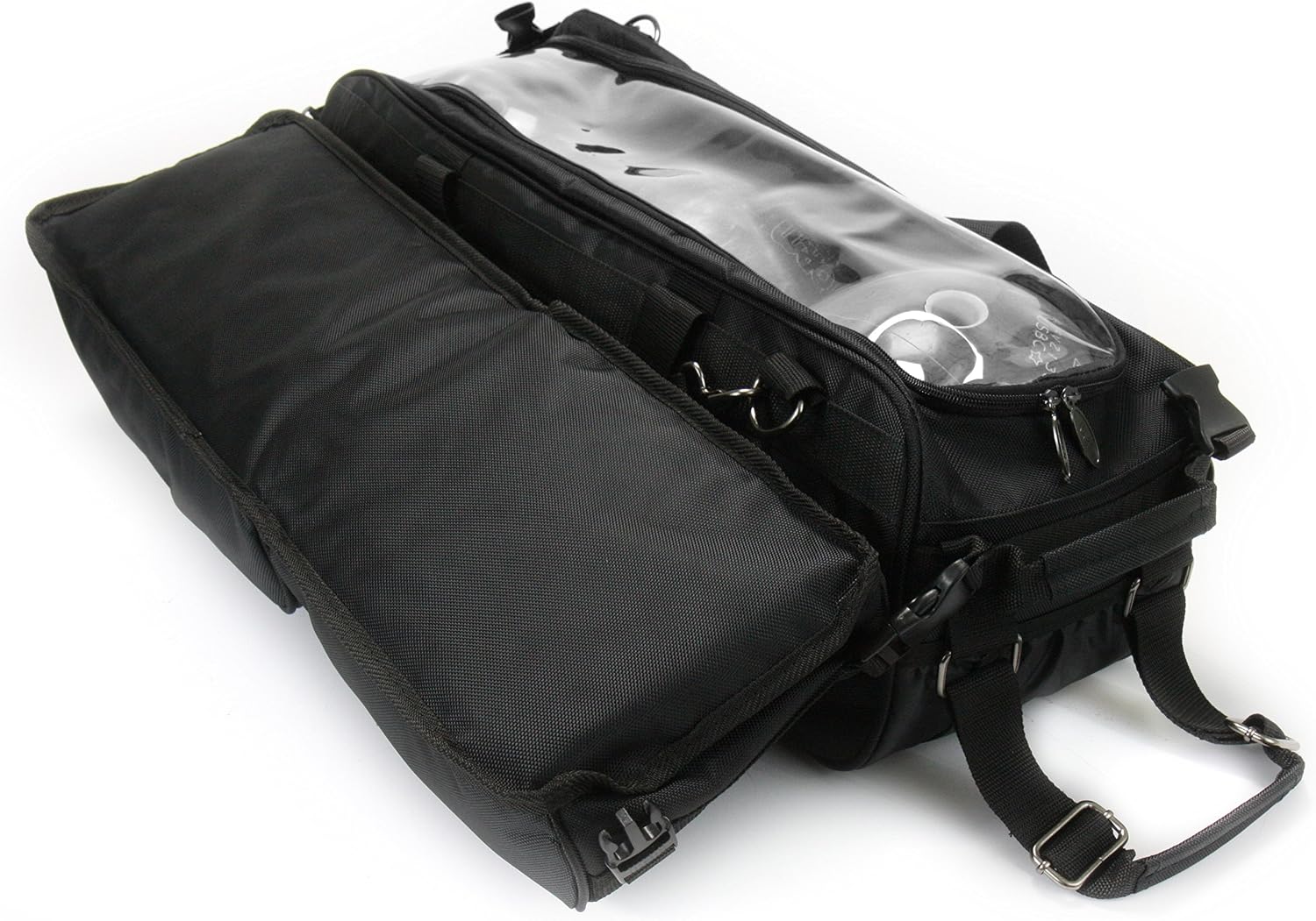 3 Ball Deluxe Bowling Tournament Roller Tote with detachable Shoe and Accessory Bag