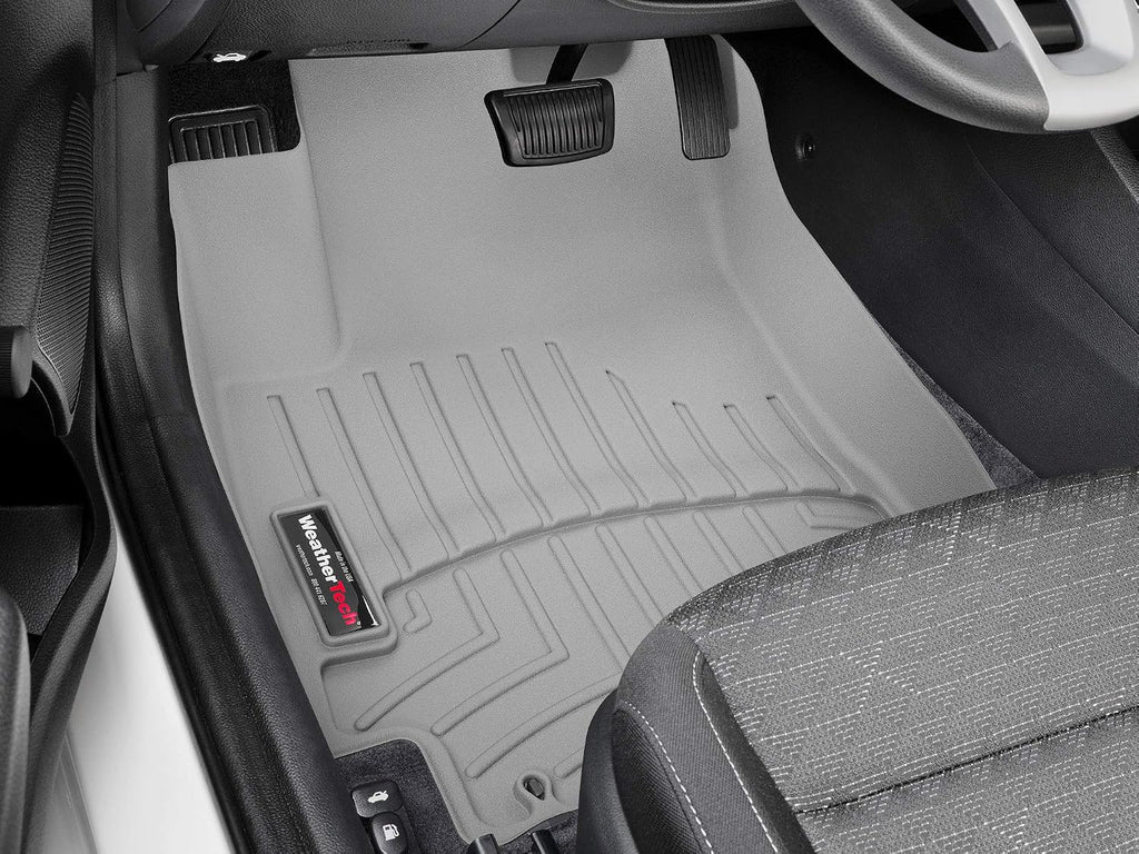 WeatherTech Custom Fit FloorLiners for Kia Rio 5-Door, Rio, 1st Row (4612401), Grey