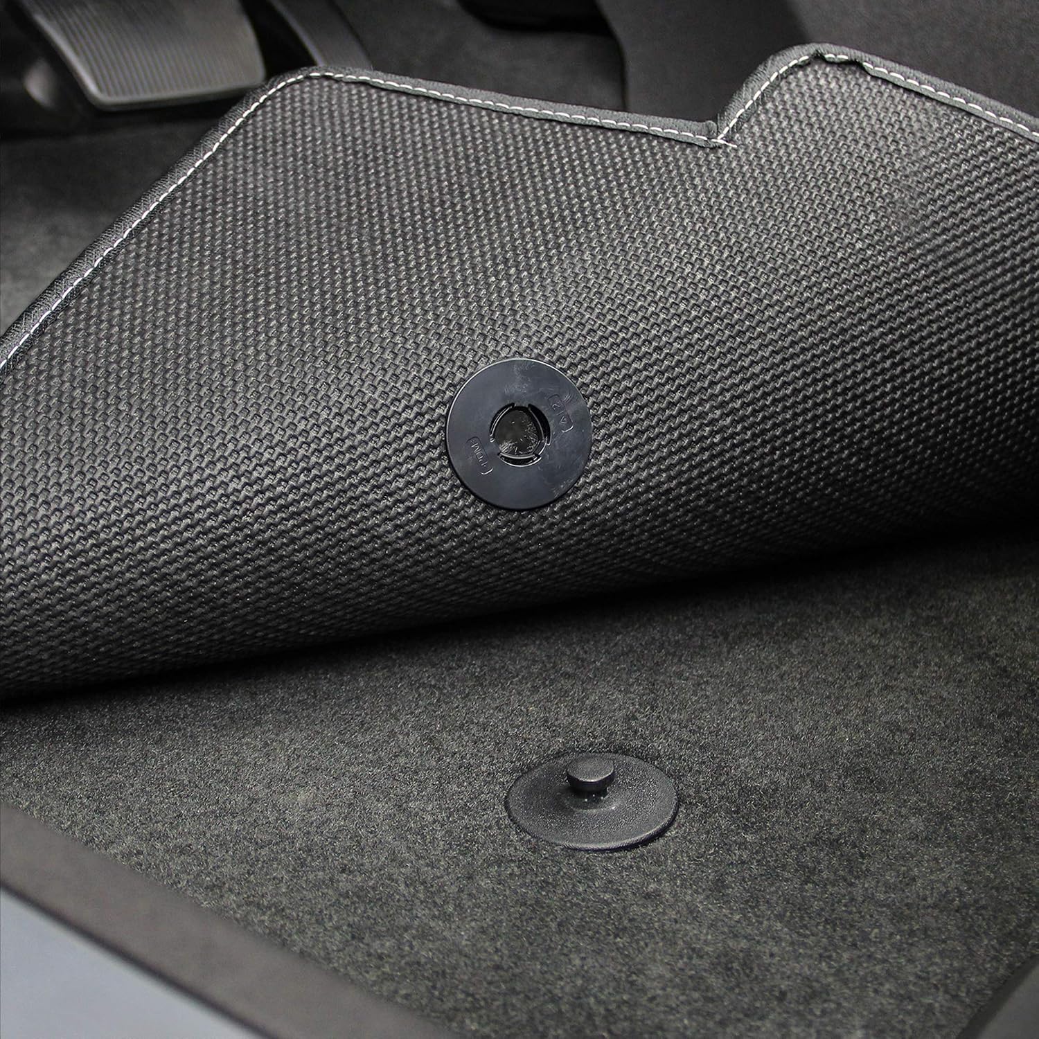 Lloyd Mats Floor Mats for Cadillac XTS 2013-2016 | 2PC Front Mats | Charcoal | Non-Slip Backing